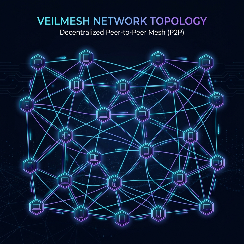 VeilMesh Network Topology Diagram